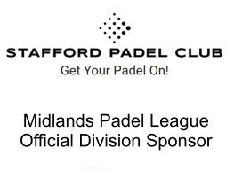 Midlands Padel League Official Division Sponsor